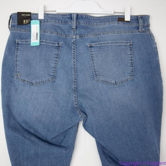 NEW Kut from the Kloth Dayna Crop Skinny Jean indigo, 20W - Picture 5 of 15